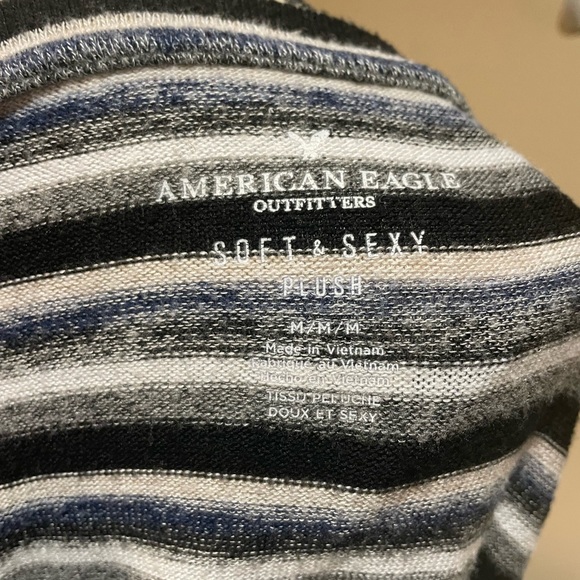 American Eagle Long Sleeve Striped Top - Picture 6 of 6